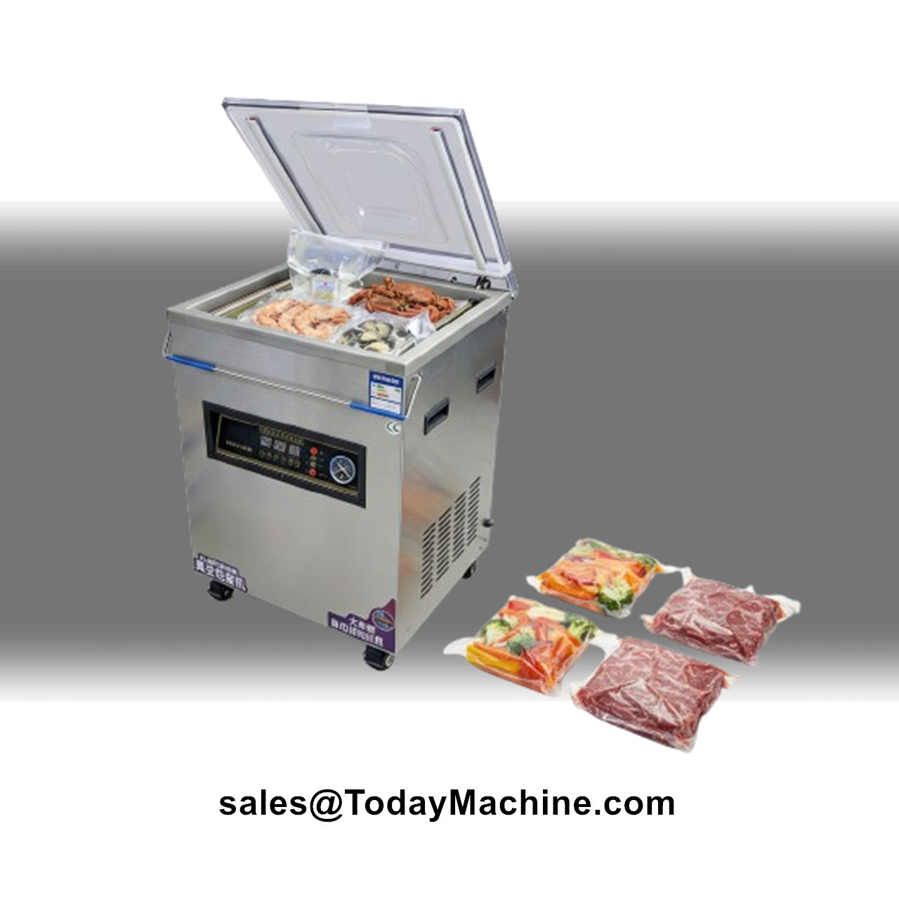 Food Vacuum Sealer Machine - 분쇄 커피용 수직형 외부 진공 포장기
