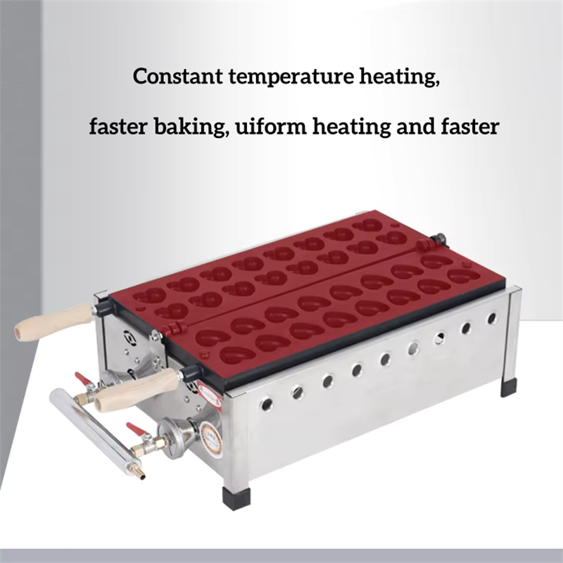 상업용 미니 하트 모양 와플 메이커, 하트 모양 빵 와 - Mini Waffle Maker Machine 리뷰 및 가격
