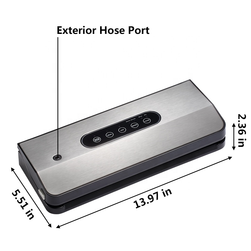 2 in 1 전기 스테인리스 스틸 진공 실러 기계 가정 - Food Vacuum Sealer Machine 리뷰 및 가격