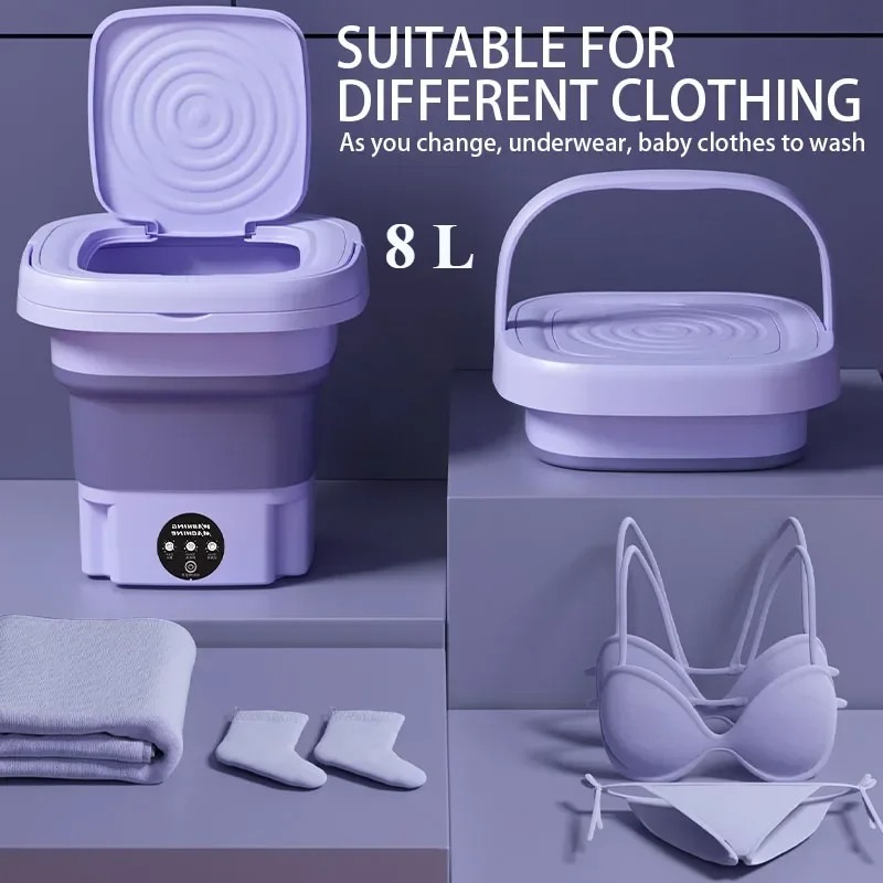 2025 휴대용 미니 접이식 세탁기 탈수 기능 포함 학 - Small Appliances 리뷰 및 가격