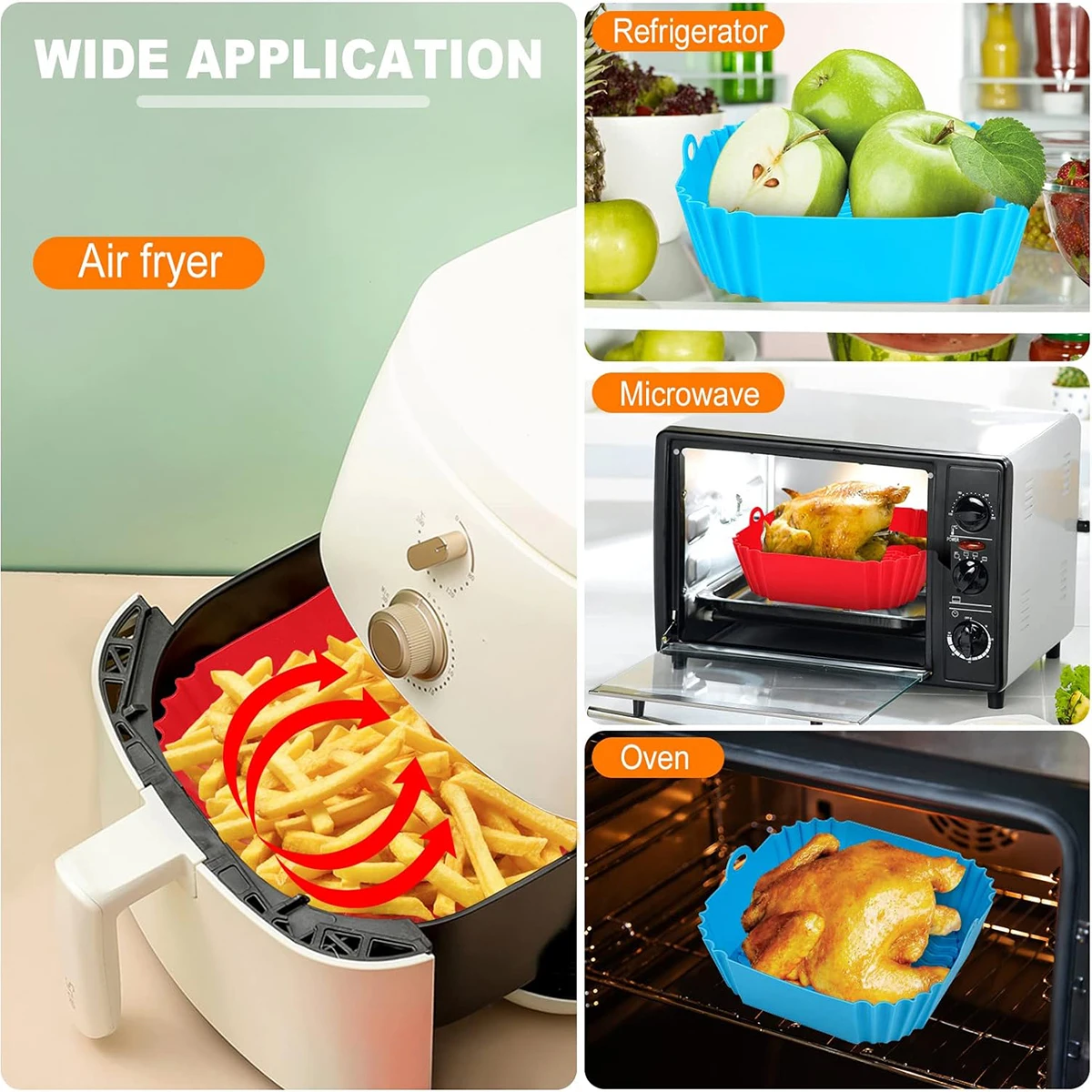 에어프라이어 실리콘 라이너 포트, 에어프라이어 바스켓  - Air Fryer Silicone Pot Liner 리뷰 및 가격